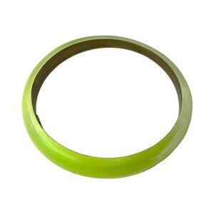 Authentic Alexis Bittar Soft Thin Neon Green/Yellow Lucite Bracelet